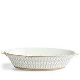 Renaissance Grey Oval Serving Bowl